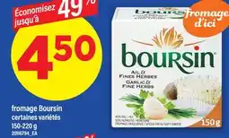 Maxi FROMAGE BOURSIN, 150-220 G offer