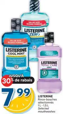 Brunet LISTERINE Rince-bouches sélectionnés offer