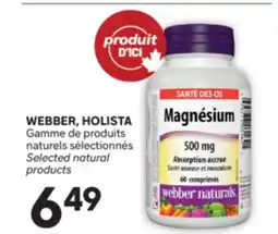 Brunet WEBBER, HOLISTA Gamme de produits naturels sélectionnés offer