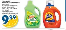 Brunet TIDE, GAIN, DOWNY, IVORY, BOUNCE Détergents et assouplissants pour la lessive sélectionnés offer