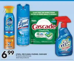 Brunet LYSOL, OXI CLEAN, PLEDGE, CASCADE Produits sélectionnés offer