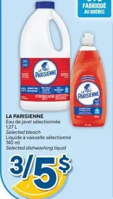 Brunet LA PARISIENNE Eau de javel sélectionnée 1,27 L Liquide à vaisselle sélectionné 740 ml offer