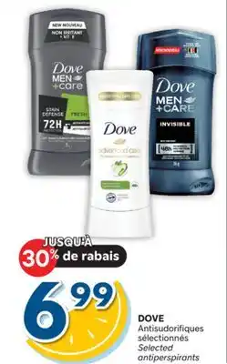 Brunet DOVE Antisudorifiques sélectionnés offer