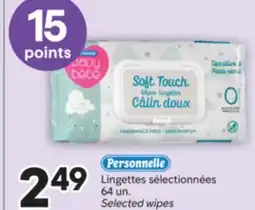 Brunet PERSONNELLE Lingettes sélectionnées offer