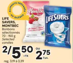 Brunet LIFE SAVERS, MONTBEC Bonbons sélectionnés offer