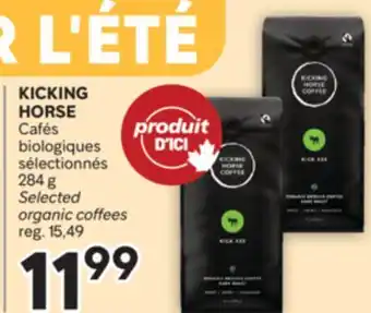Brunet KICKING HORSE Cafés biologiques sélectionnés offer
