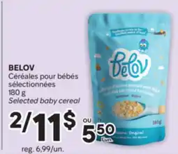 Brunet BELOV Céréales pour bébés sélectionnées offer
