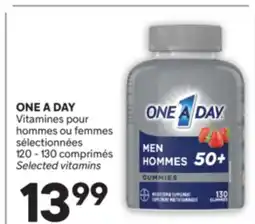 Brunet ONE A DAY Vitamines pour hommes ou femmes sélectionnées offer