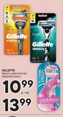 Brunet GILLETTE Rasoirs sélectionnés offer