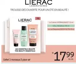 Uniprix LIERAC Coffret 3 morceaux/3-piece set offer