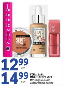 Uniprix L'ORÉAL PARIS, MAYBELLINE NEW YORK Maquillage sélectionné/Selected makeup products offer