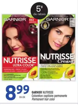 Uniprix GARNIER NUTRISSE Coloration capillaire permanente/Permanent hair color offer