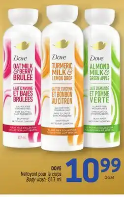 Uniprix DOVE Nettoyant pour le corps/Body wash offer