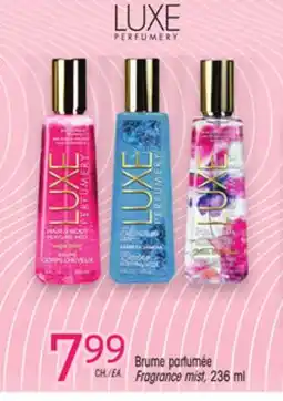 Uniprix LUXE PERFUMERY Brume parfumée/Fragrance mist offer