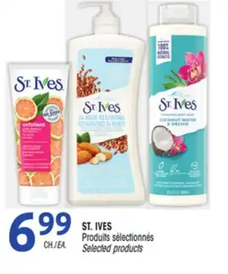 Uniprix ST. IVES Produits sélectionnés/ Selected products offer