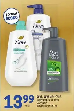Uniprix DOVE, DOVE MEN+CARE Nettoyant pour le corps/Body wash offer