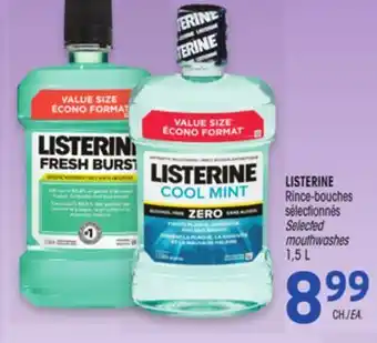 Uniprix LISTERINE Rince-bouches sélectionnés /Selected mouthwashes offer
