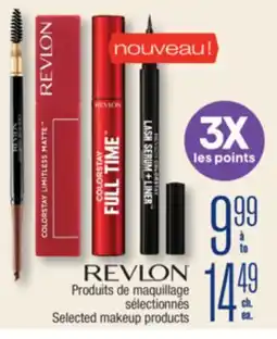 Jean Coutu REVLON Selected makeup products offer