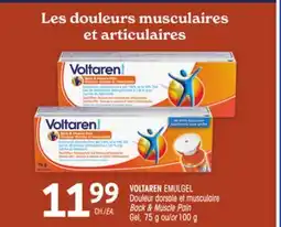 Uniprix VOLTAREN EMULGEL Douleur dorsale et musculaire/Back & Muscle Pain Gel offer