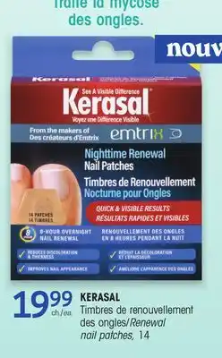 Uniprix KERASAL Timbres de renouvellement des ongles/Renewal nail patches offer