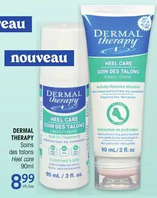 Uniprix DERMAL THERAPY Soins des talons/ Heel care offer