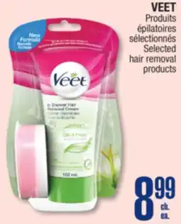 Jean Coutu VEET Selected hair removal products offer