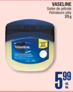 Jean Coutu VASELINE Petroleum jelly offer