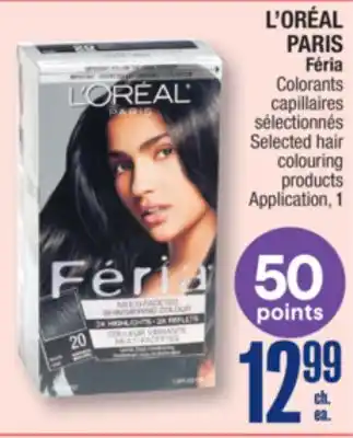 Jean Coutu L'ORÉAL PARIS Féria Selected hair colouring products offer
