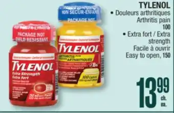 Jean Coutu TYLENOL Arthritis pain offer