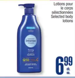 Jean Coutu PERSONNELLE Selected body lotions offer