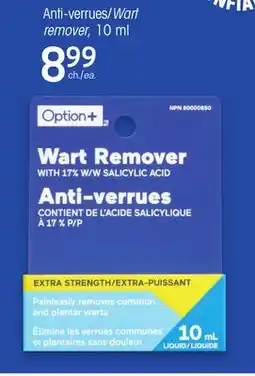 Uniprix Option+ Anti-verrues/Wart remover offer
