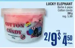 Jean Coutu LUCKY ELEPHANT Cotton candy offer