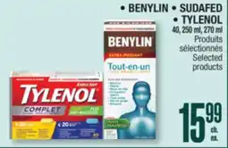 Jean Coutu BENYLIN, SUDAFED or TYLENOL Selected products offer