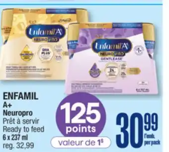 Jean Coutu ENFAMIL A+ Neuropro Ready to feed offer