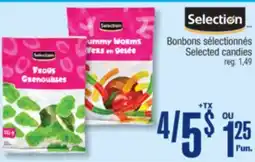 Jean Coutu SELECTION Selected candies offer
