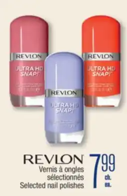 Jean Coutu REVLON Selected nail polishes offer