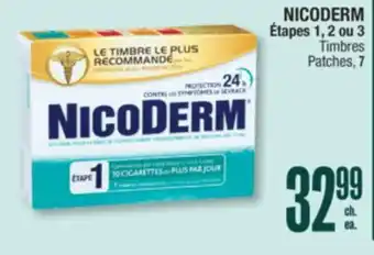 Jean Coutu NICODERM Étapes 1, 2 ou 3 offer