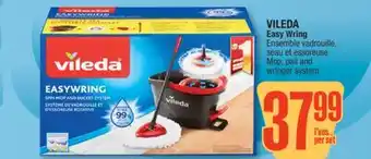 Jean Coutu VILEDA Easy Wring Mop, pail and wringer system offer