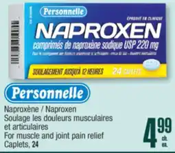 Jean Coutu PERSONNELLE For muscle and joint pain relief Caplets offer
