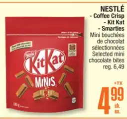 Jean Coutu NESTLÉ Coffee Crisp, Kit Kat, Smarties Selected mini chocolate bites offer
