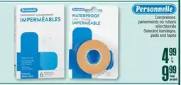 Jean Coutu Personnelle Selected bandages, pads and tapes offer