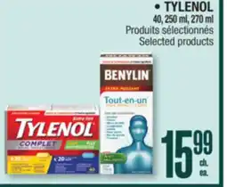 Jean Coutu BENYLIN, SUDAFED, TYLENOL Selected products offer
