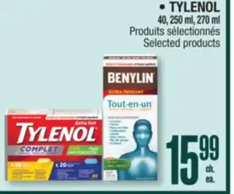 Jean Coutu BENYLIN, SUDAFED, TYLENOL Selected products offer