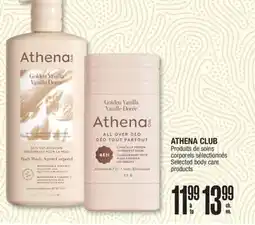 Jean Coutu ATHENA CLUB Selected body care products offer