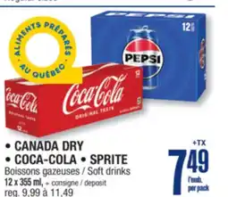 Jean Coutu CANADA DRY, COCA-COLA, SPRITE Soft drinks offer