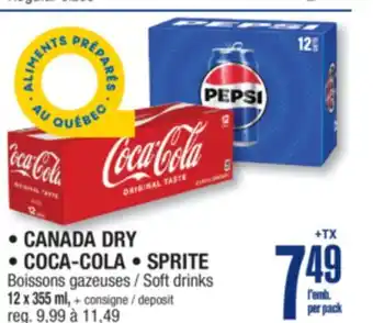 Jean Coutu CANADA DRY, COCA-COLA, SPRITE Soft drinks offer