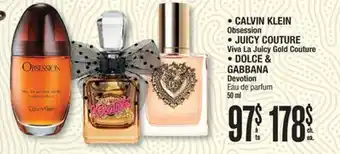 Jean Coutu Calvin Klein Juicy Couture Dolce & Gabbana offer