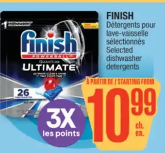 Jean Coutu FINISH Selected dishwasher detergents offer