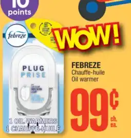 Jean Coutu FEBREZE Oil warmer offer