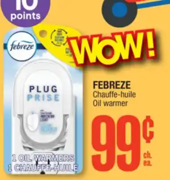 Jean Coutu FEBREZE Oil warmer offer